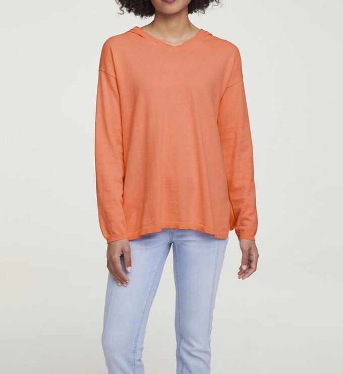 Пуловер, оранжевый