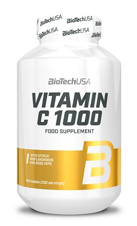 Витамин С Vitamin C 1000 mg Biotech USA 100 таб.