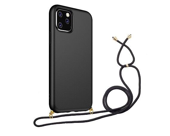 Чехол iPhone 6/6S/7/8 Plus BIO + шнурок (черный)