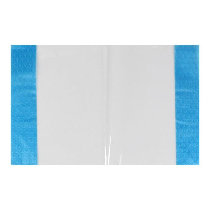 Calligrata Обложка для тетрадей и дневников, 355 х 213 мм, плотность 110 мкр, прозрачная, клапан синий