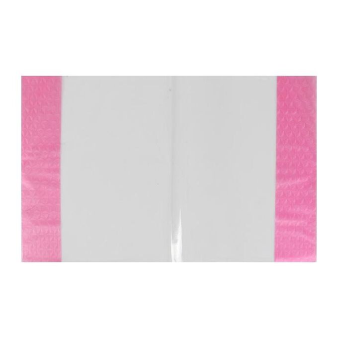 Calligrata Обложка для тетрадей и дневников, 355 х 213 мм, плотность 110 мкр, прозрачная, клапан розовый