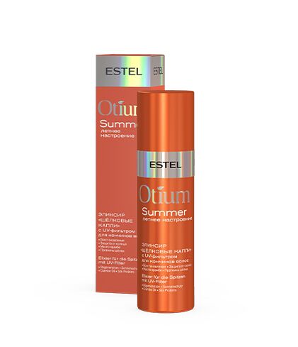 ESTEL PROFESSIONAL OT/S/V100 Эликсир &quot;Шёлковые капли&quot; с UV-фильтром для кончиков волос OTIUM SUMMER, 100 мл