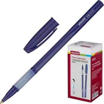 Ручка шариковая масляная 563882 &quot;Indigo&quot; синяя 0.6мм Attache {Китай}