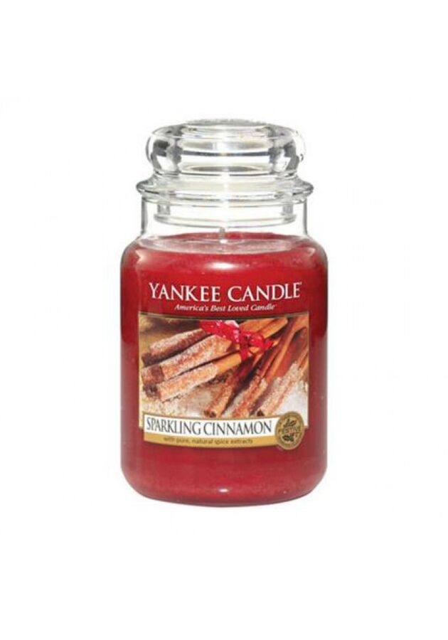 Сверкающая корица Sparkling Cinnamon 623 гр 110-150 часов Yankee Candle