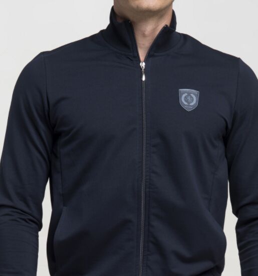 Куртка /Т.синий ( подходит к B.189M)
Состав: 70% Cotton 30% Elastane
Куртка на молнии, с карманами, воротник - стойка.
Материал:
Футер LUX -  износостойкий, идентичен по своим свойствам с тканью Футер