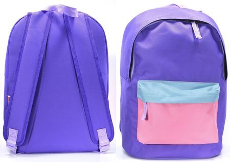 Рюкзак молодежный &quot;STREET BASIC&quot; 38х28х15 см фиолетово-розовый РЮК38КР-ФР Creativiki {Китай}