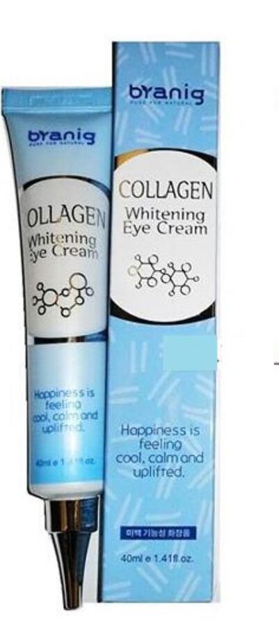 Branig Крем для кожи вокруг глаз с коллагеном против морщин Collagen Whitening Eye Cream, 40 мл