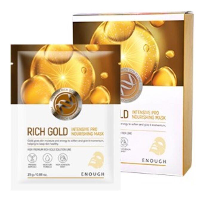 Enough Rich Gold Intensive Pro Nourishing Mask Pack Маска для лица с золотом 25мл