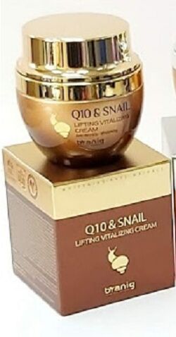 Branig Q10&amp;Snail Lifting Vitalizing Cream Лифтинг крем с коэнзимом и муцином улитки, 50гр