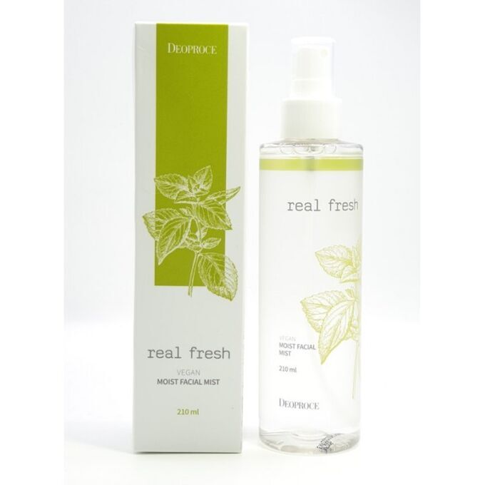 DEOPROCE Увлажняющий мист REAL FRESH VEGAN MOIST FACIAL MIST