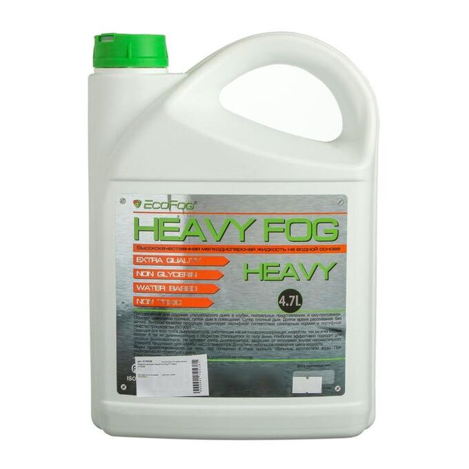 Жидкость для дым машин EcoFog Heavy, 4,7 л