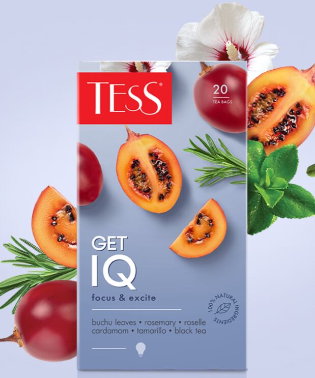 TESS Чай Тесс Get IQ tea 20 пакетиков