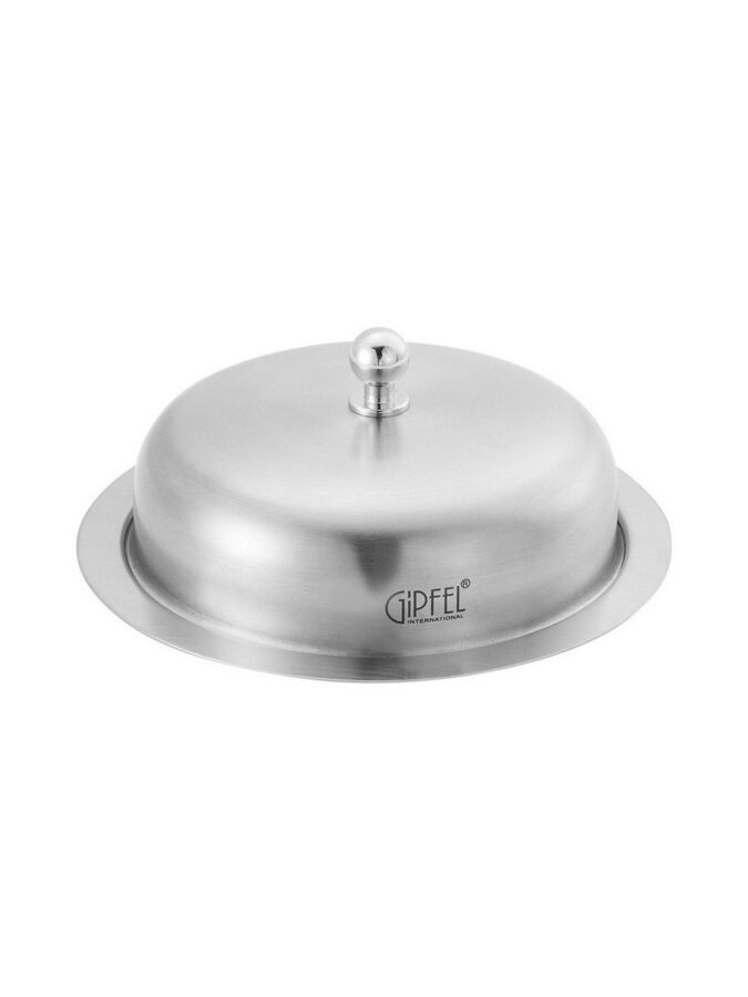 9355 GIPFEL Масленка круглая STERN 16х6,7 см  (нержавеющая сталь)