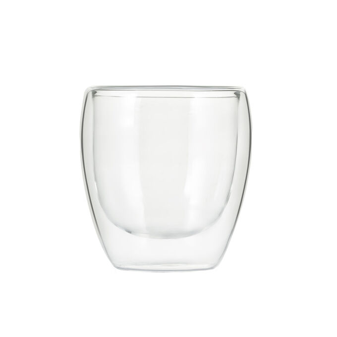 GIPFEL 50414 WERNER Набор из двух стеклянных стаканов LINEE с двойными стенками 250мл. Материал: боросиликатное стекло