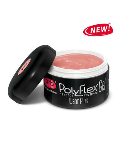 ПолиФлекс (акрилатик) гель камуфлирующий теплый розовый PolyFlex Gel Warm Pink PNB, 5 мл.
