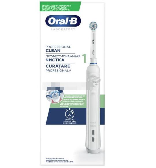 Орал-Би Щетка Зубная Электрическая Professional Clean 1 Тип 3756 С Зарядным Устройством Тип 3757