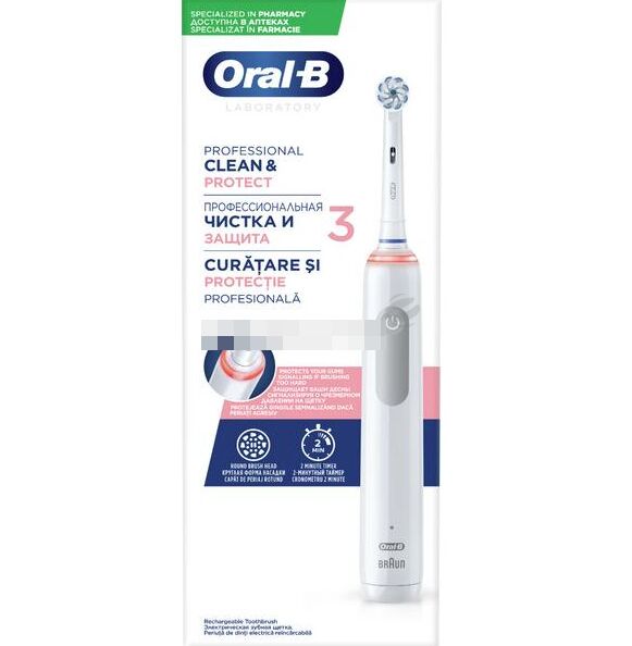Орал-Би Щетка Зубная Электрическая Professional Clean &amp; Protect 3 Тип 3772 С Зарядным Устройством Тип 3757