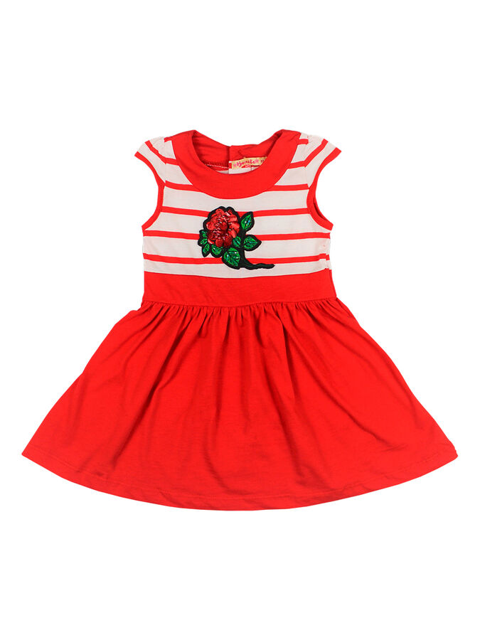 BONITO KIDS Платье для девочки BK1025P красный