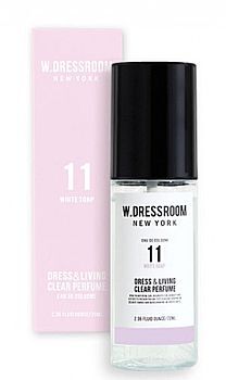 [W.DRESSROOM] Dress &amp; Living Clear Perfume Portable No.11 White Soap - Парфюмированный спрей, 70 мл.