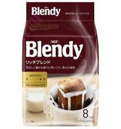 Blendy Кофе молотый AGF Бленди Рич 7 гр*8 фильтр-пакетов 1/12 Япония