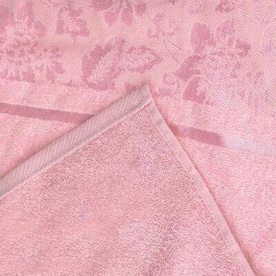 Домашняя мода Полотенце махровое &quot;Сильвия&quot; 35х60см, гладкокрашенное, 375г/м2, пыльная роза (Россия)