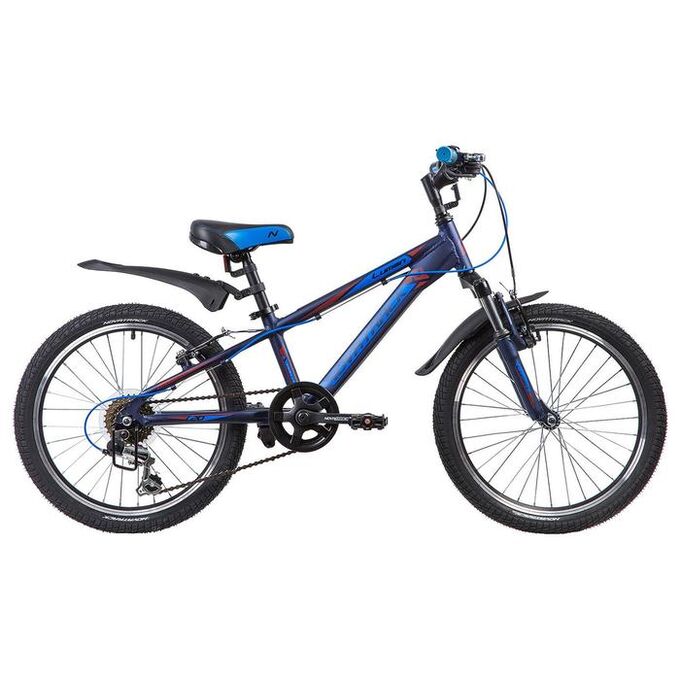 Велосипед 20&quot; Novatrack Lumen, 2019, цвет синий