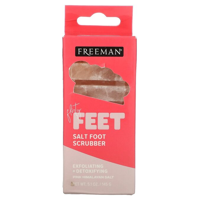 Freeman Beauty, Flirty Feet, Salt Foot Scrubber, 5.1 oz (145 g)