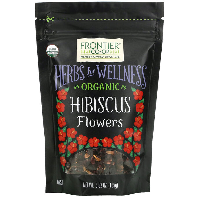 Frontier Natural Products, Organic Hibiscus Flowers, 5.82 oz (165 g)