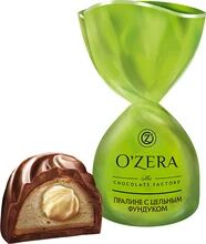Яшкино «OZera», конфеты с цельным фундуком