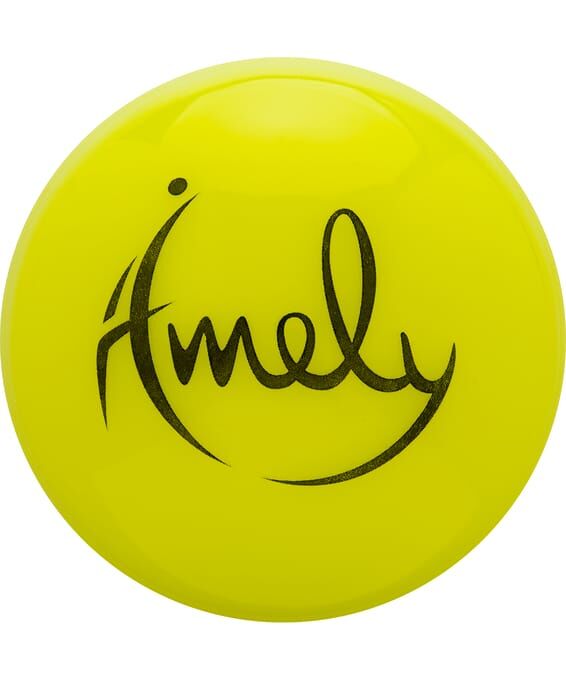 Мяч для художественной гимнастики AGB-301 19 см, желтый