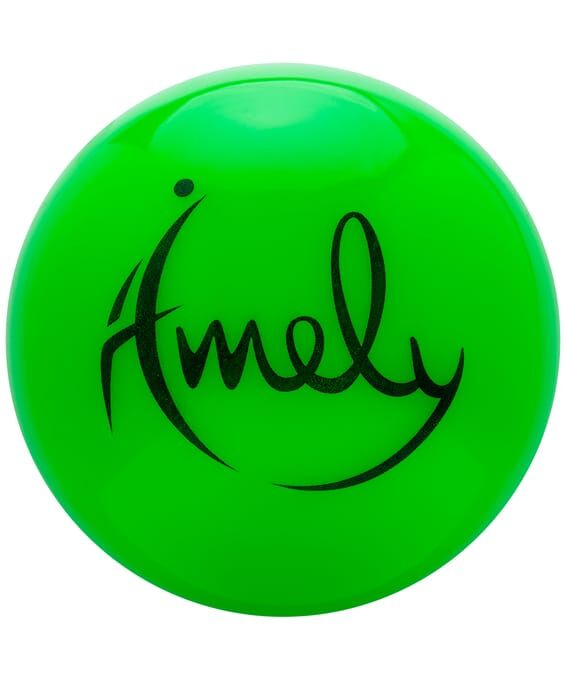 Мяч для художественной гимнастики AGB-301 15 см, зеленый