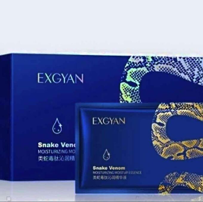 Exgyan отзывы. Snake Venom EXGYAN маска для лица. Сыворотка с пептидом змеиного яда. Маски для лица пептид змеиного яда. EXGYAN сыворотка для лица.