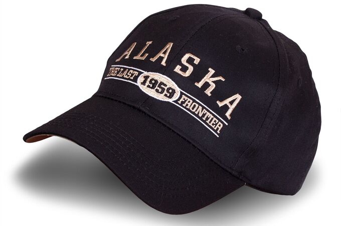 Чёрная бейсболка Alaska №20232 ОСТАТКИ СЛАДКИ!!!!