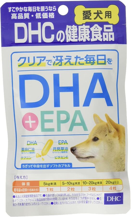 DHC DHA&amp;EPA - комплекс Омега-3 для собак