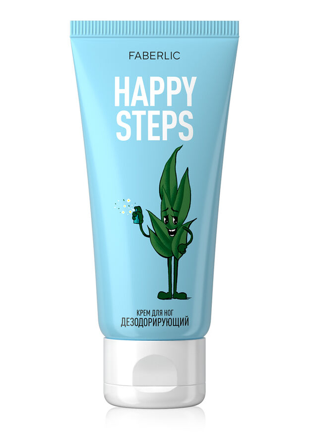 Faberlic Крем для ног «Дезодорирующий» Happy Steps