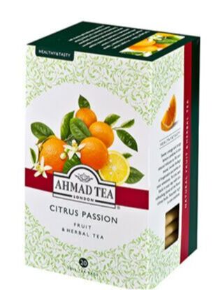 Травяной чай Ахмад &quot;Ahmad Tea&quot; Citrus passion, апельсин с шиповником и лимонной кислинкой, 20 пак