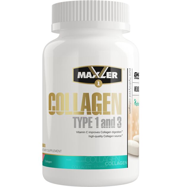 Для суставов и связок Maxler Collagen Type I &amp; III 90 tabs