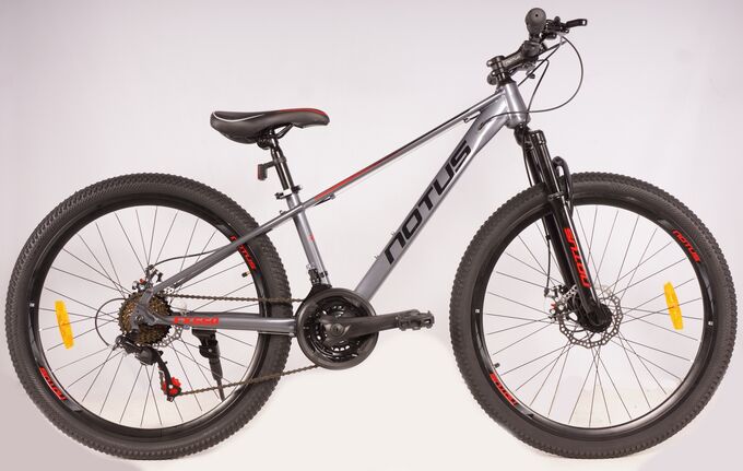 Велосипед NOTUS 2-х колесный 26&quot; (24 скорости) FX550 серый