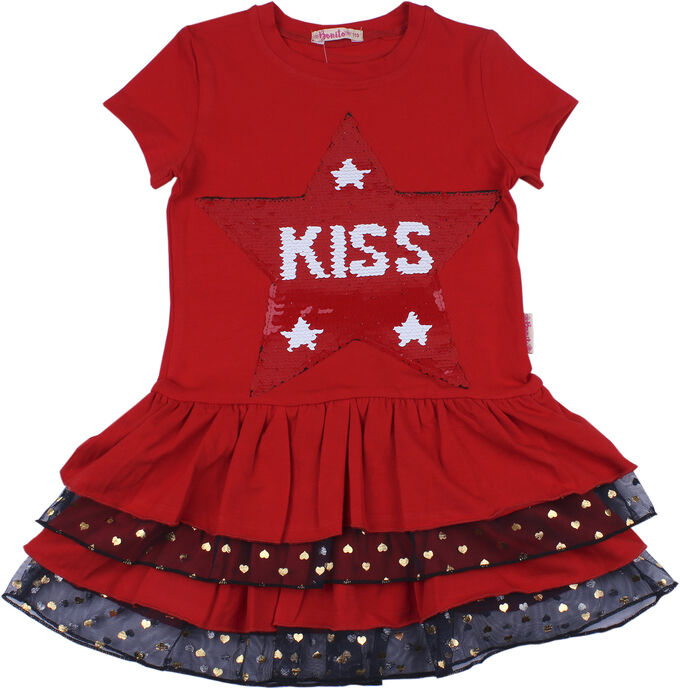 BONITO KIDS Платье для девочки красный