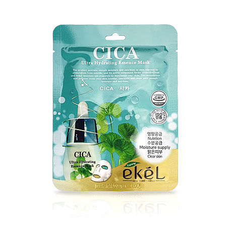 Ekel cosmetics Tканевая маска с экстрактом центеллы азиатской Cica Ultra Hydrating Essence Mask