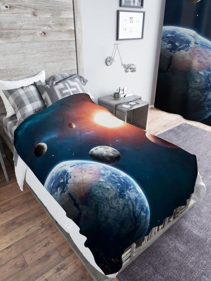 Покрывало-одеяло Солнечная система
