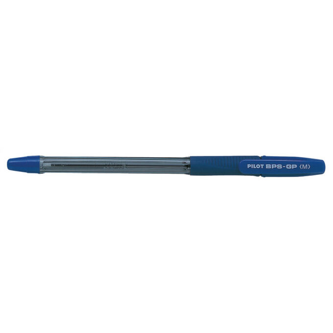 Ручка шариковая PILOT BPS-GP-М резин.манжет. синяя Япония