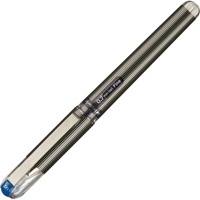 Ручка гелевая Pentel Hybrid gel Grip DX, синий, 0,7мм, К227-С
