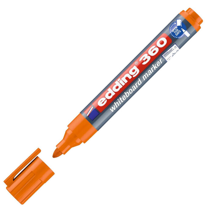 Маркер для белых досок EDDING 360/6 оранжевый 1,5-3 мм...