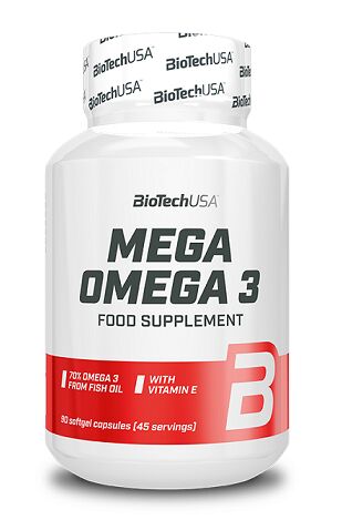 Омега-3 Mega Omega-3 BioTech USA. 90 капс.