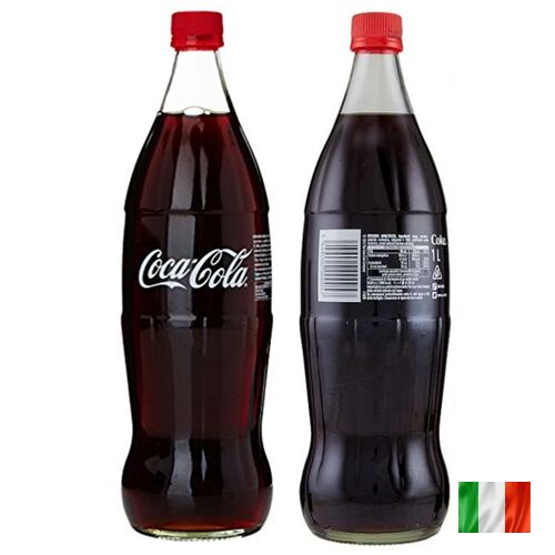 Coca-Cola 1 Liter Glass Italien - Итальянская Кола в стекле. 1 ЛИТР