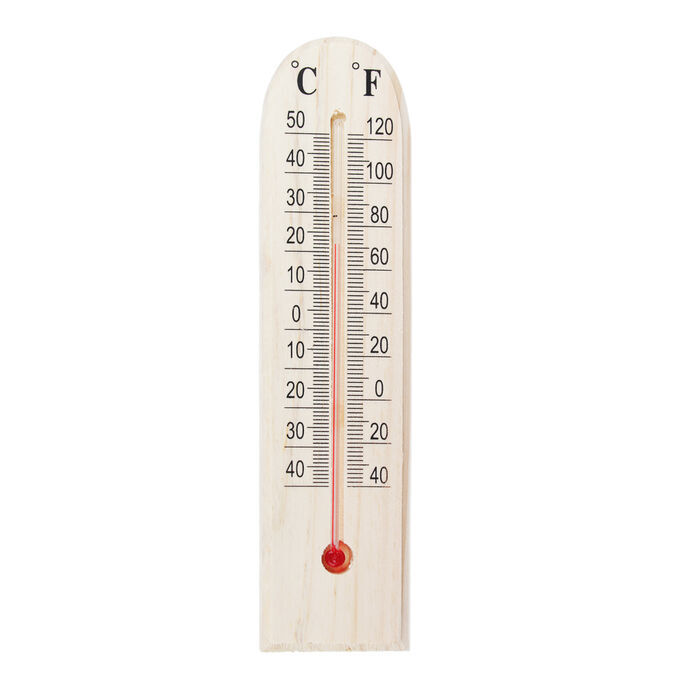 Термометр деревянный, 1х4,5х19,5см