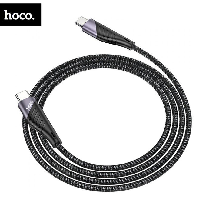 USB Зарядный кабель Hoco U95 Type-C - Type-C 3A, 60W, 1,5 м, для зарядки и питания устройств, для синхронизации данных, фотографий и музыки