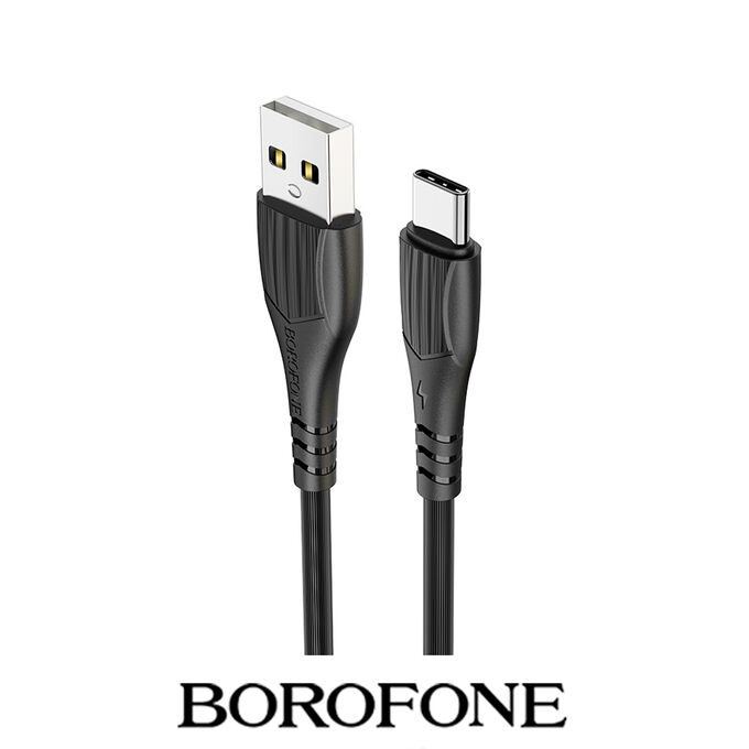 USB Кабель Borofone Brushed for Lightning 2.4A