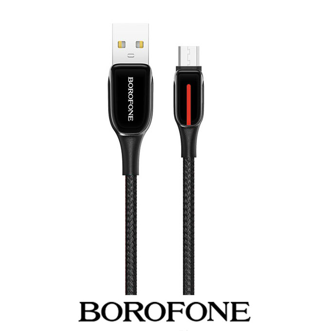 USB кабель Borofone Heroic MicroUSB 2.4A